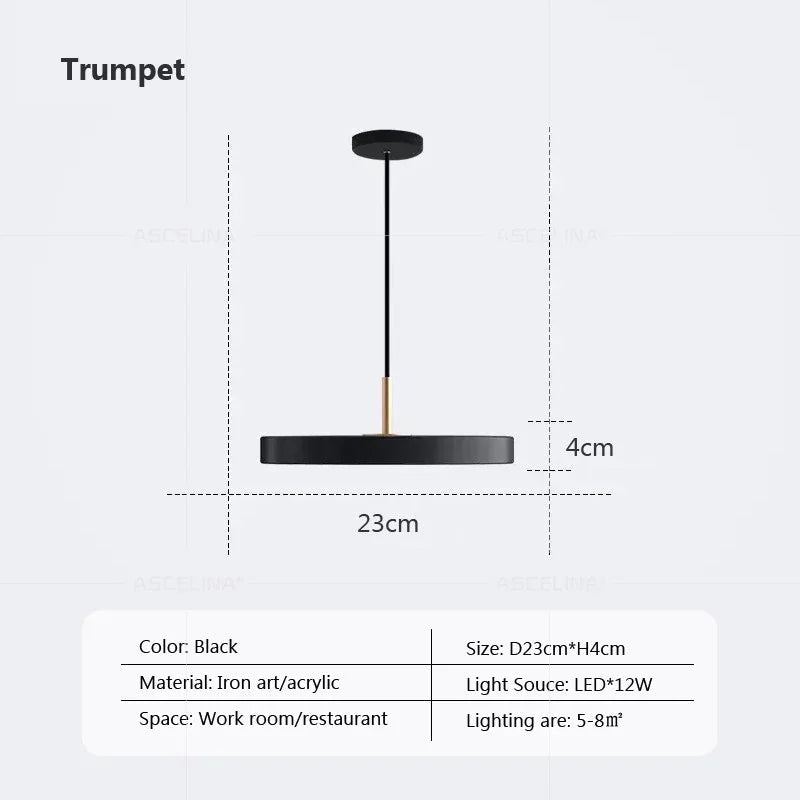 Luminaire Suspension design moderne – Référence : Ascelina6382- - Nexa Lights