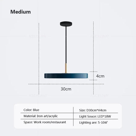 Luminaire Suspension design moderne – Référence : Ascelina6382- - Nexa Lights