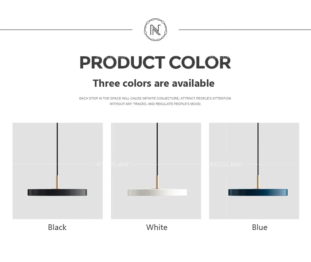 Luminaire Suspension design moderne – Référence : Ascelina6382- - Nexa Lights