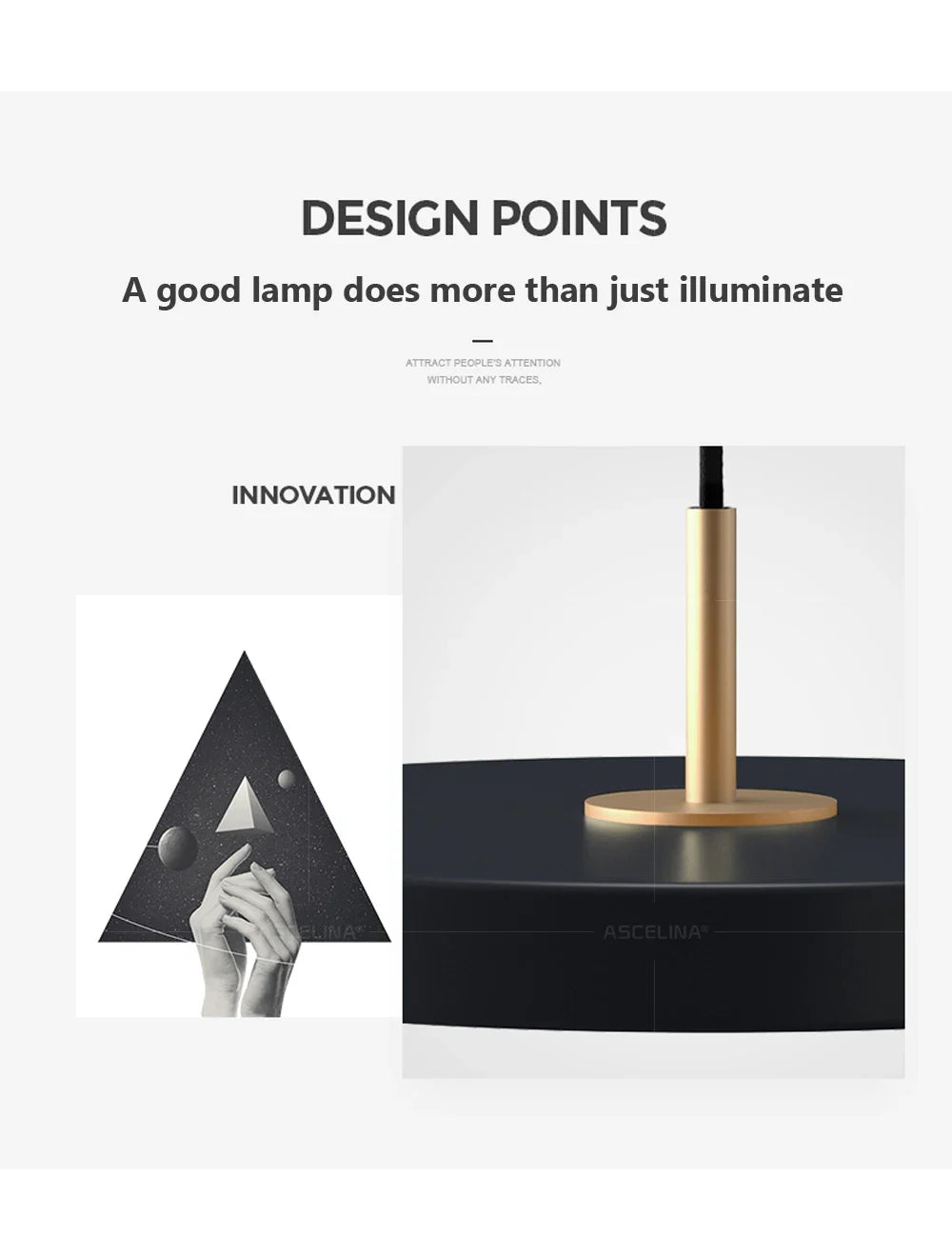 Luminaire Suspension design moderne – Référence : Ascelina6382- - Nexa Lights