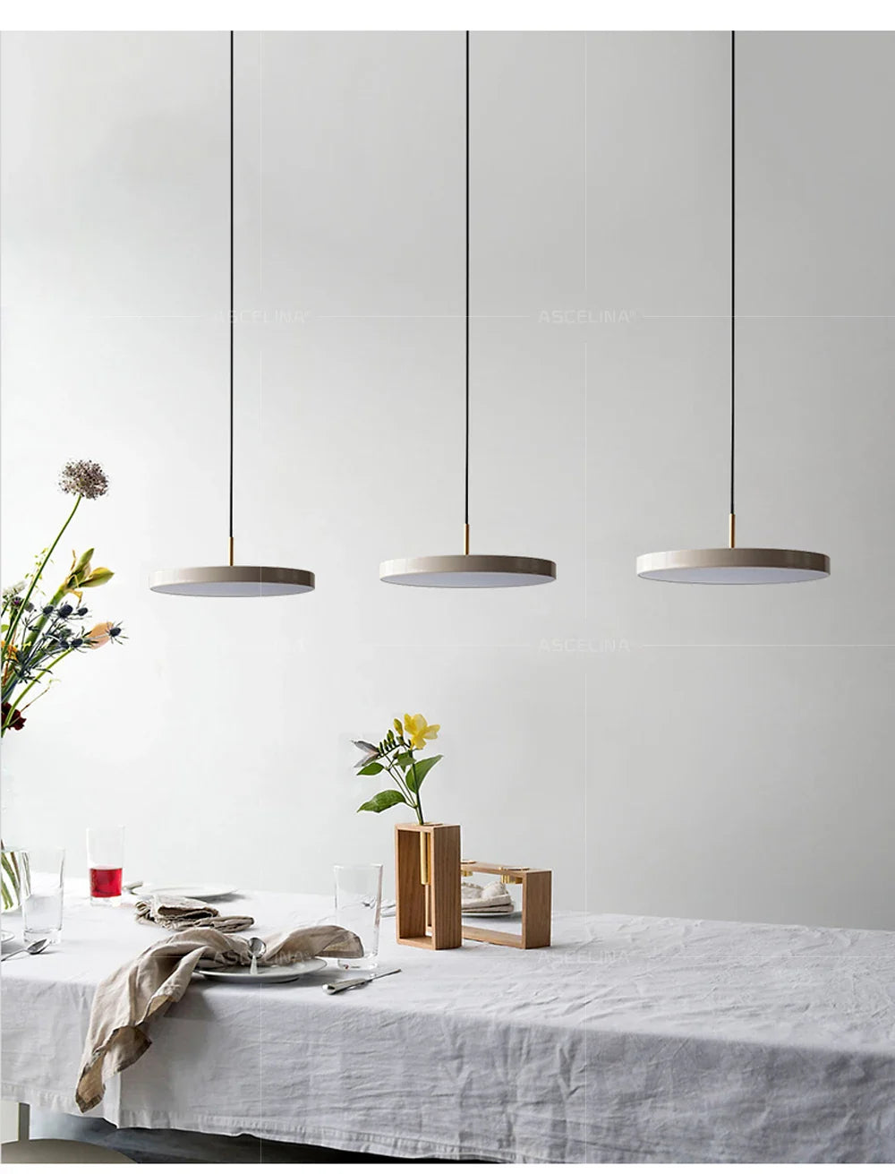 Luminaire Suspension design moderne – Référence : Ascelina6382- - Nexa Lights