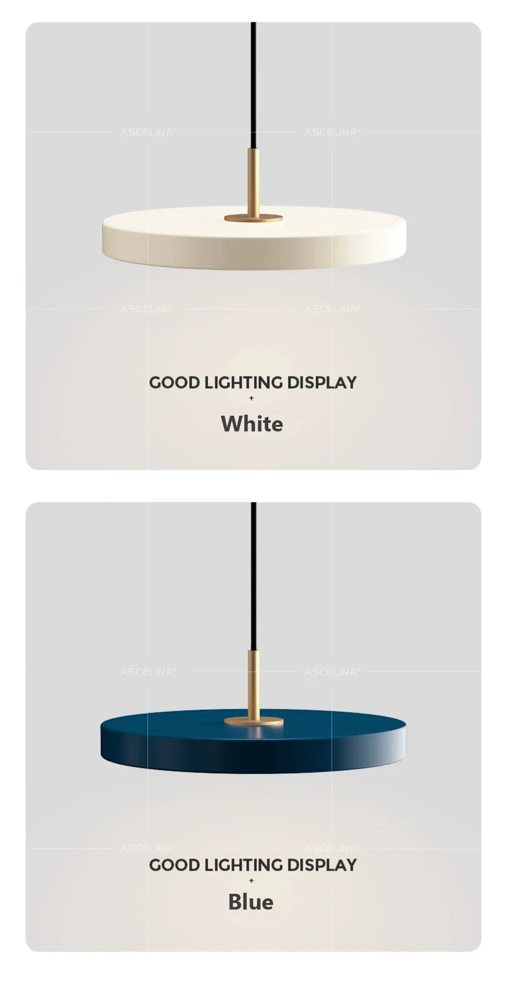 Luminaire Suspension design moderne – Référence : Ascelina6382- - Nexa Lights