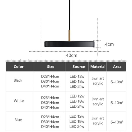 Luminaire Suspension design moderne – Référence : Ascelina6382- - Nexa Lights