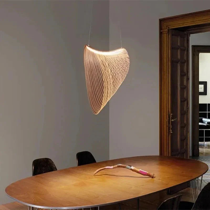 Luminaire Suspension design moderne en bois – Référence : Calista6723- - Nexa Lights
