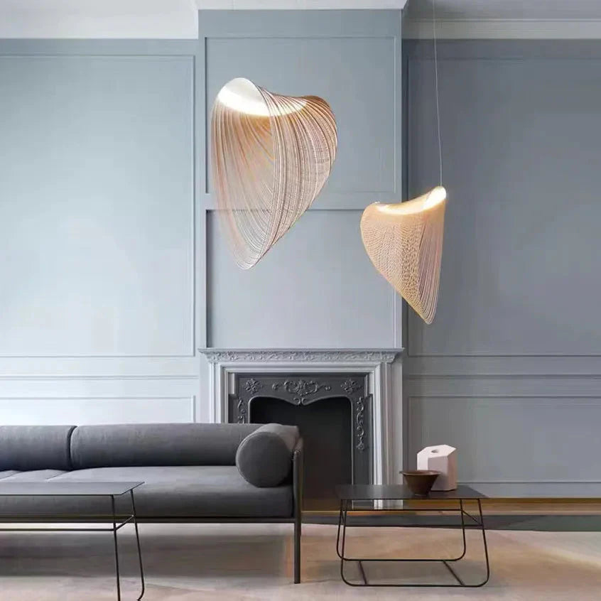 Luminaire Suspension design moderne en bois – Référence : Calista6723- - Nexa Lights