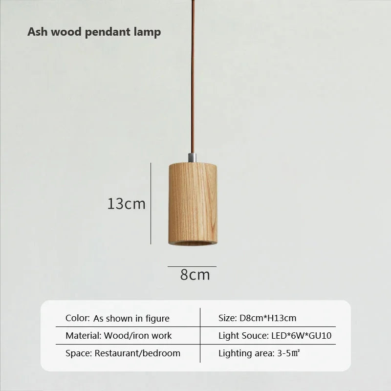 Luminaire Suspension design moderne en bois – Référence : Olivine5724- - Nexa Lights