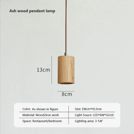 Luminaire Suspension design moderne en bois – Référence : Olivine5724- - Nexa Lights
