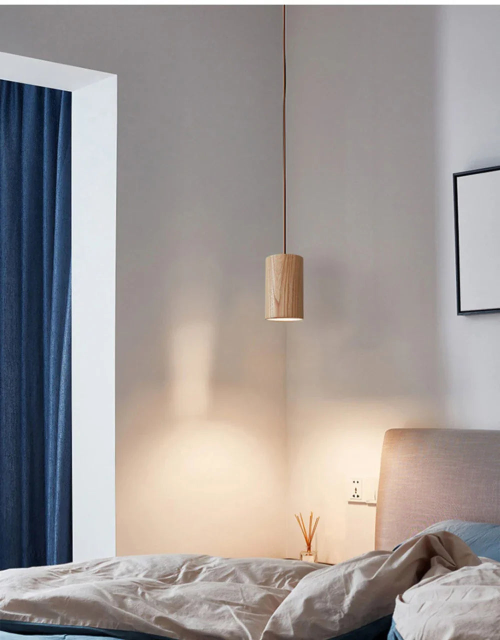 Luminaire Suspension design moderne en bois – Référence : Olivine5724- - Nexa Lights