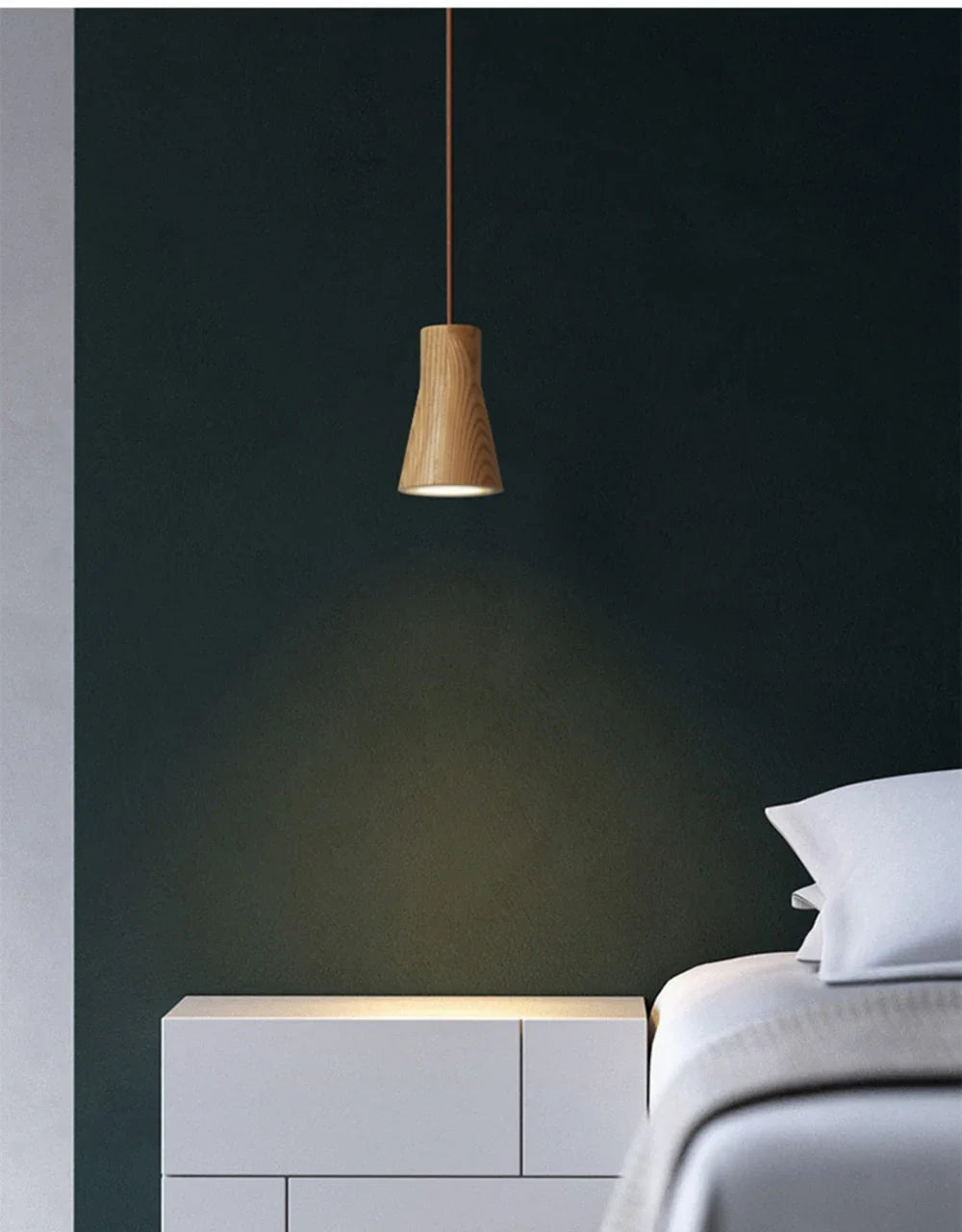 Luminaire Suspension design moderne en bois – Référence : Olivine5724- - Nexa Lights
