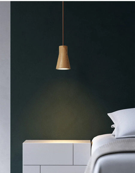 Luminaire Suspension design moderne en bois – Référence : Olivine5724- - Nexa Lights