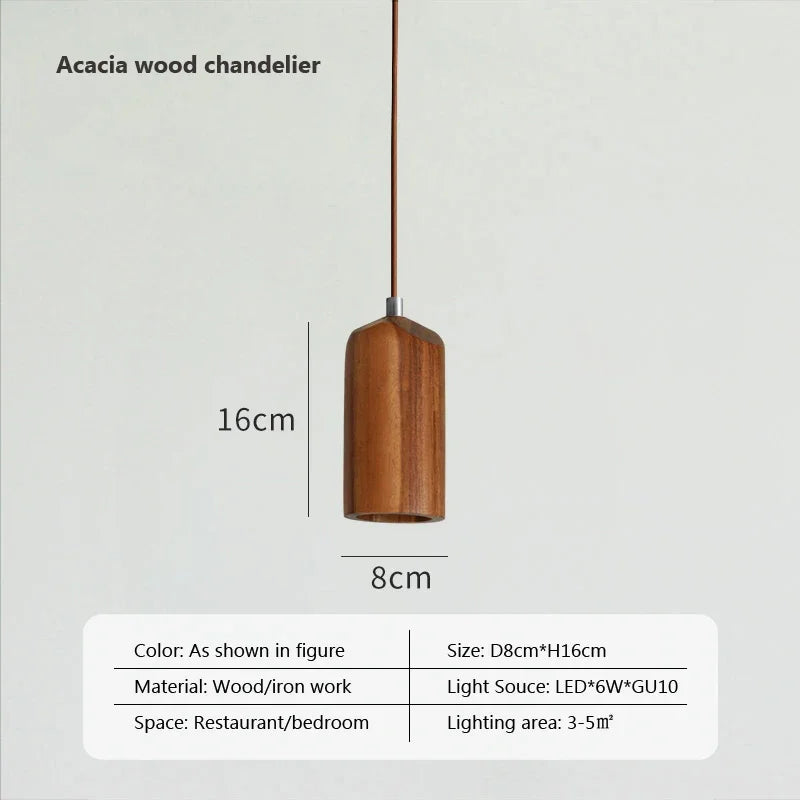 Luminaire Suspension design moderne en bois – Référence : Olivine5724- - Nexa Lights