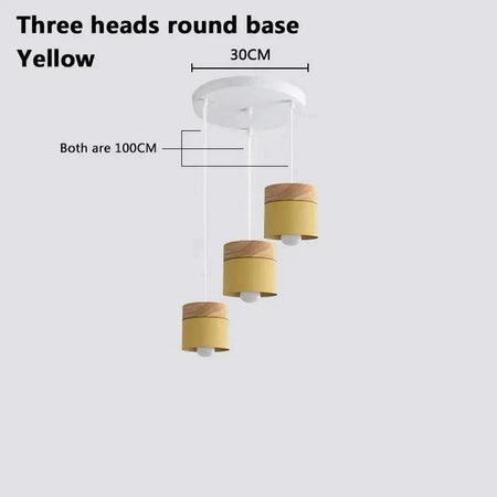 Luminaire Suspension design moderne en bois et fer – Référence : Lavin4327-Luminaire Suspendu - Nexa Lights
