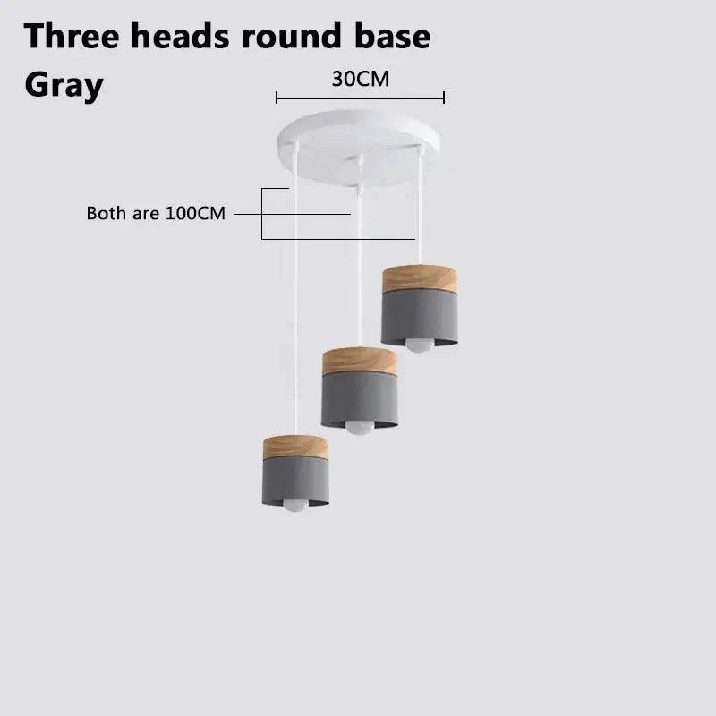 Luminaire Suspension design moderne en bois et fer – Référence : Lavin4327-Luminaire Suspendu - Nexa Lights