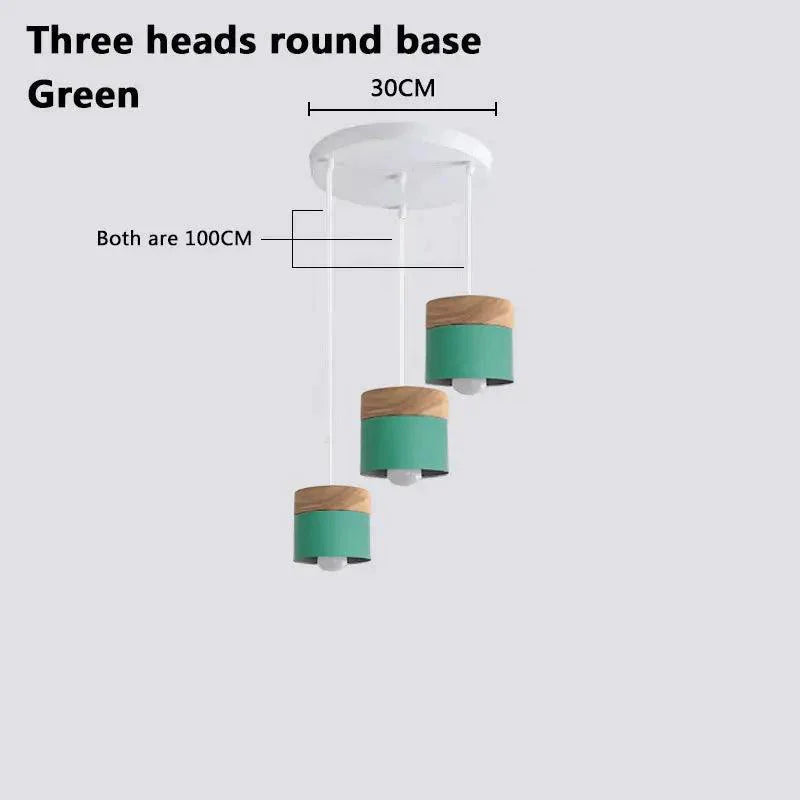 Luminaire Suspension design moderne en bois et fer – Référence : Lavin4327-Luminaire Suspendu - Nexa Lights