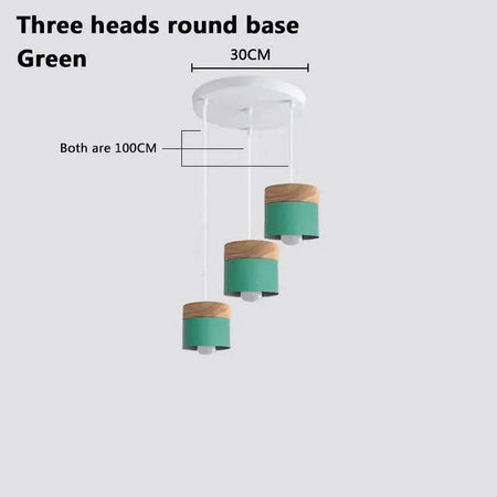 Luminaire Suspension design moderne en bois et fer – Référence : Lavin4327-Luminaire Suspendu - Nexa Lights
