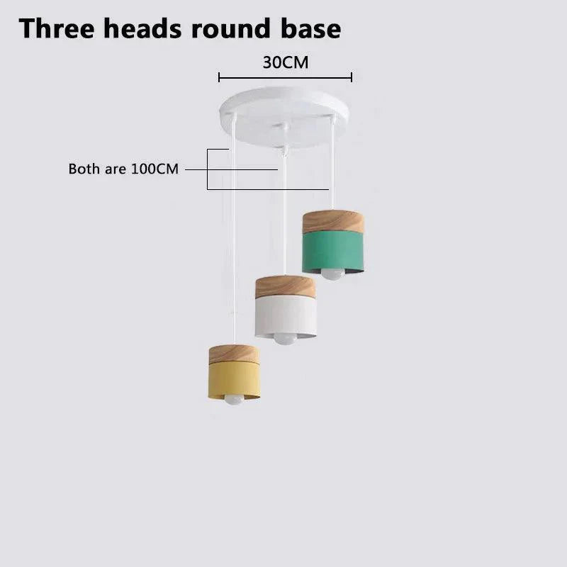 Luminaire Suspension design moderne en bois et fer – Référence : Lavin4327-Luminaire Suspendu - Nexa Lights