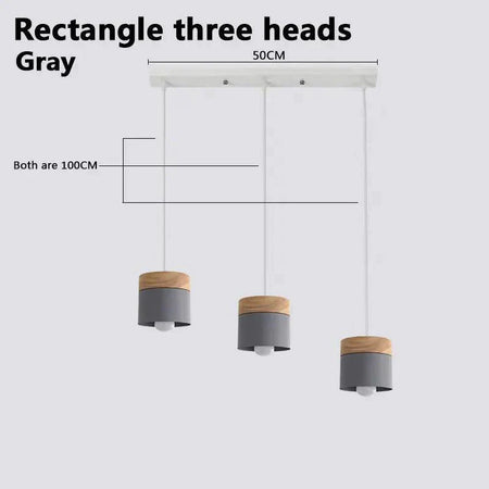 Luminaire Suspension design moderne en bois et fer – Référence : Lavin4327-Luminaire Suspendu - Nexa Lights