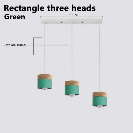 Luminaire Suspension design moderne en bois et fer – Référence : Lavin4327-Luminaire Suspendu - Nexa Lights