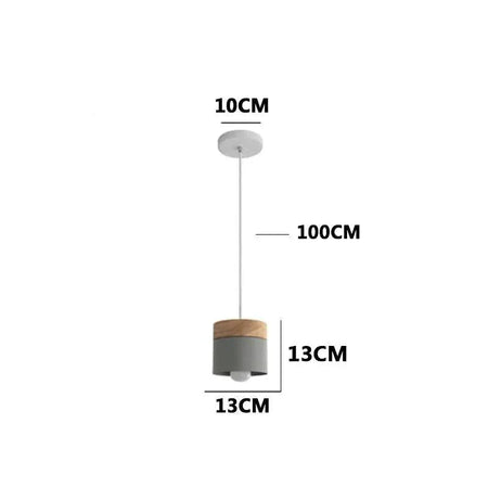 Luminaire Suspension design moderne en bois et fer – Référence : Lavin4327-Luminaire Suspendu - Nexa Lights