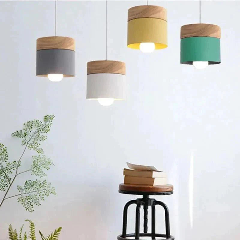 Luminaire Suspension design moderne en bois et fer – Référence : Lavin4327-Luminaire Suspendu - Nexa Lights