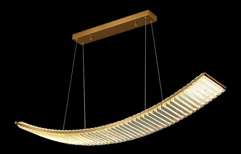 Luminaire Suspension design moderne en cristal – Référence : Mylène4823- - Nexa Lights