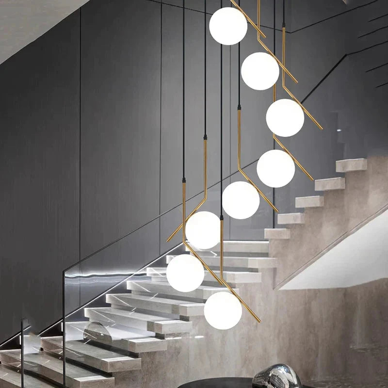 Luminaire Suspension design moderne en laiton – Référence : Calyx4730- - Nexa Lights
