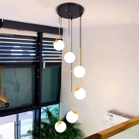 Luminaire Suspension design moderne en laiton – Référence : Calyx4730- - Nexa Lights