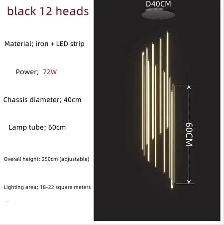 Luminaire Suspension design moderne en métal – Référence : Arwen5623- - Nexa Lights
