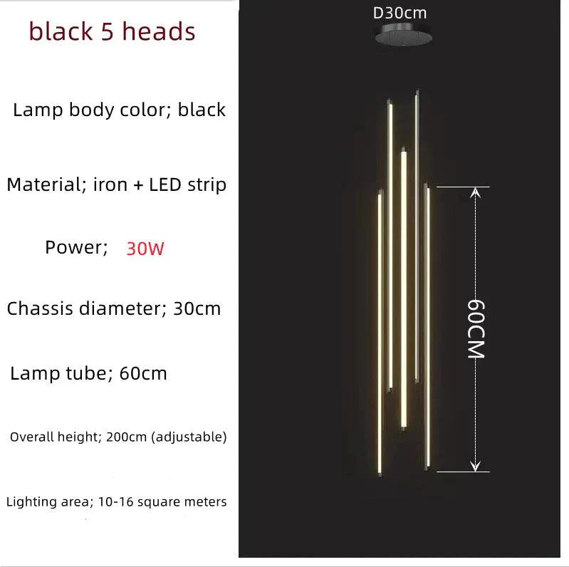 Luminaire Suspension design moderne en métal – Référence : Arwen5623- - Nexa Lights