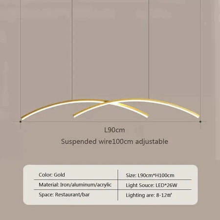 Luminaire Suspension design moderne et chic – Référence : Elowen4851-Luminaire Suspendu - Nexa Lights