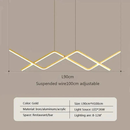 Luminaire Suspension design moderne et chic – Référence : Elowen4851-Luminaire Suspendu - Nexa Lights
