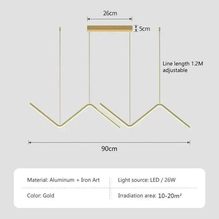 Luminaire Suspension design moderne et chic – Référence : Elowen4851-Luminaire Suspendu - Nexa Lights