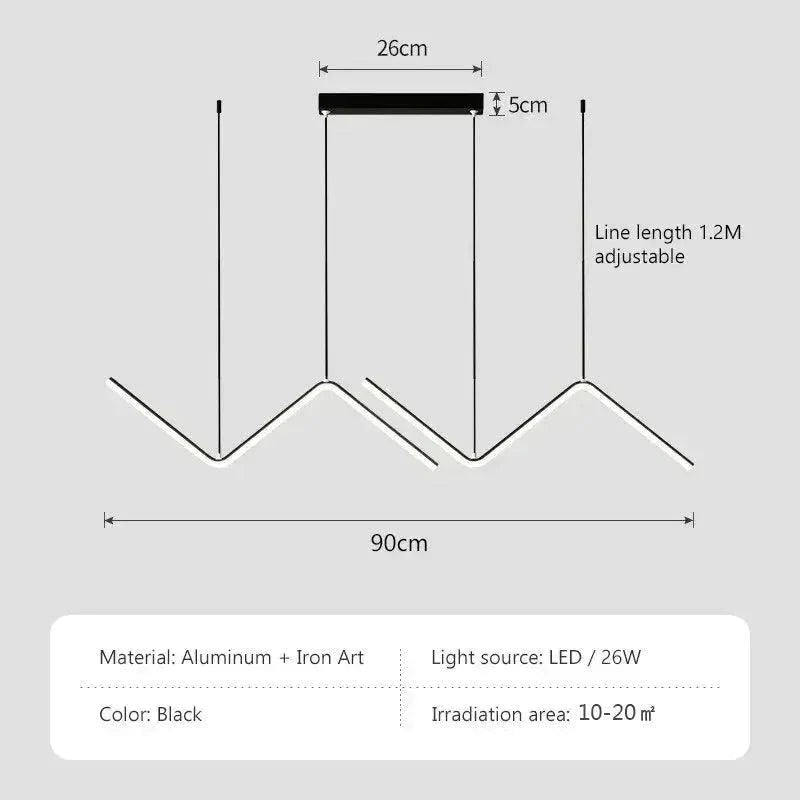 Luminaire Suspension design moderne et chic – Référence : Elowen4851-Luminaire Suspendu - Nexa Lights