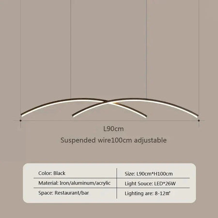 Luminaire Suspension design moderne et chic – Référence : Elowen4851-Luminaire Suspendu - Nexa Lights