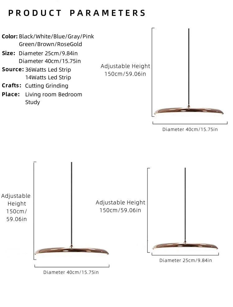 Luminaire Suspension design nordique – Référence : Sylwen4729- - Nexa Lights