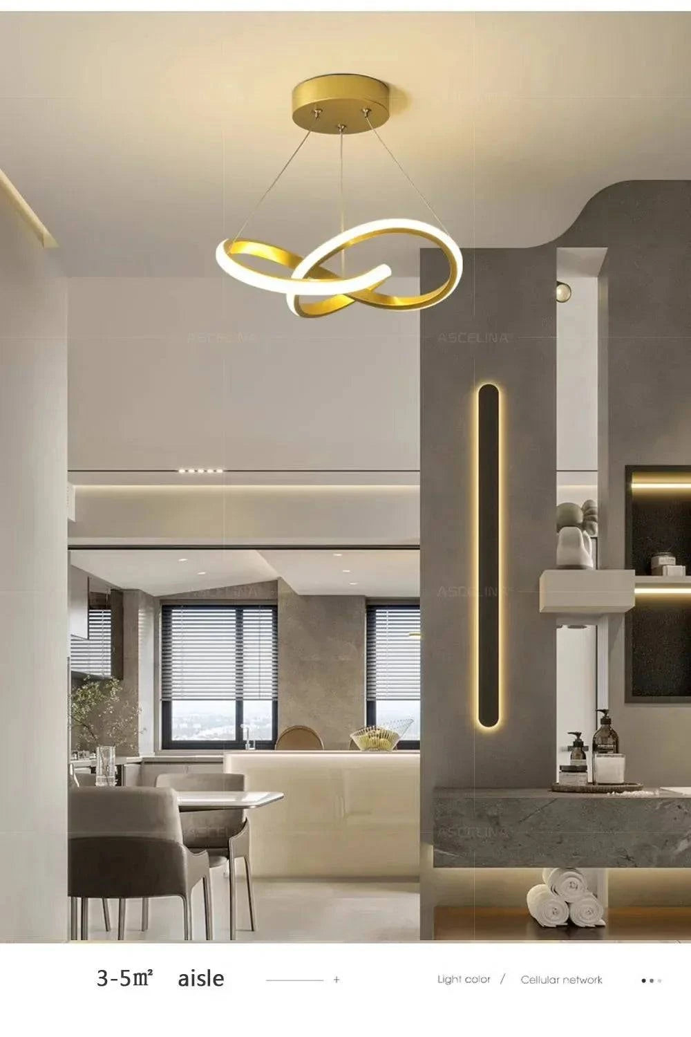 Luminaire Suspension design nordique créatif – Référence : Marvyn5832- - Nexa Lights
