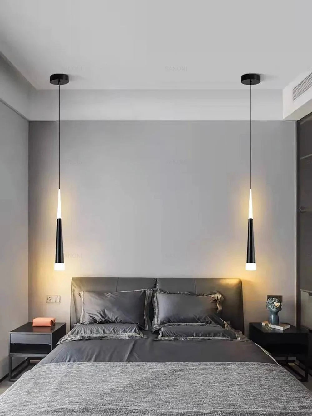 Luminaire Suspension design nordique en aluminium – Référence : Mariselle2458- - Nexa Lights