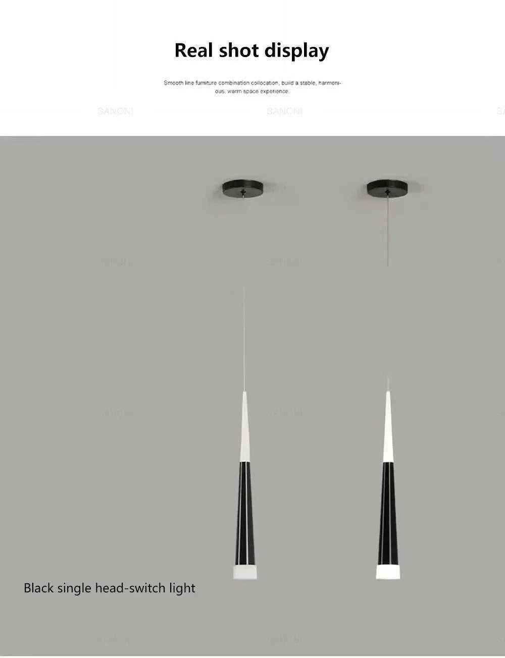 Luminaire Suspension design nordique en aluminium – Référence : Mariselle2458- - Nexa Lights