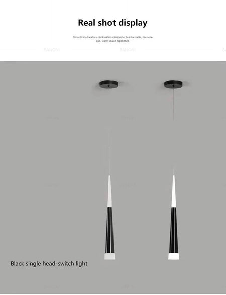 Luminaire Suspension design nordique en aluminium – Référence : Mariselle2458- - Nexa Lights