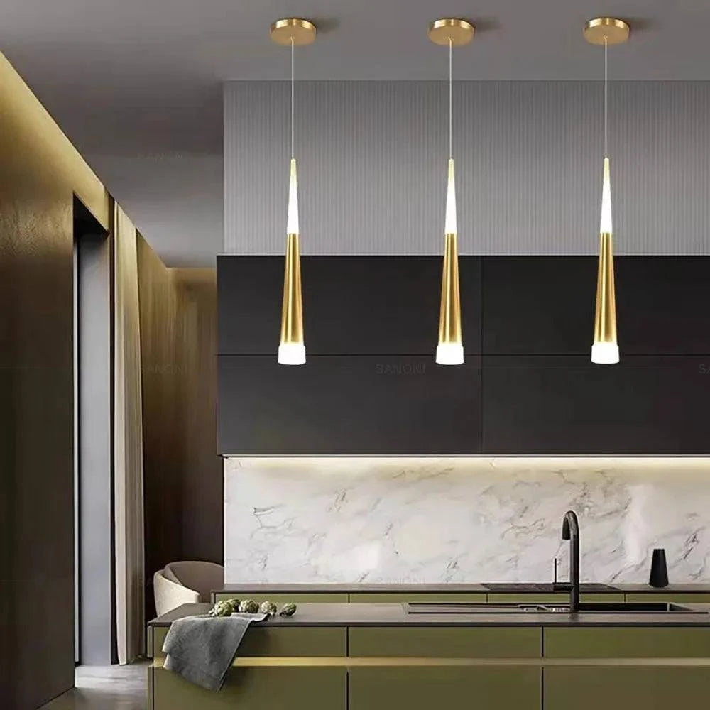 Luminaire Suspension design nordique en aluminium – Référence : Mariselle2458- - Nexa Lights