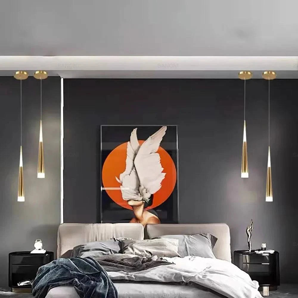 Luminaire Suspension design nordique en aluminium – Référence : Mariselle2458- - Nexa Lights