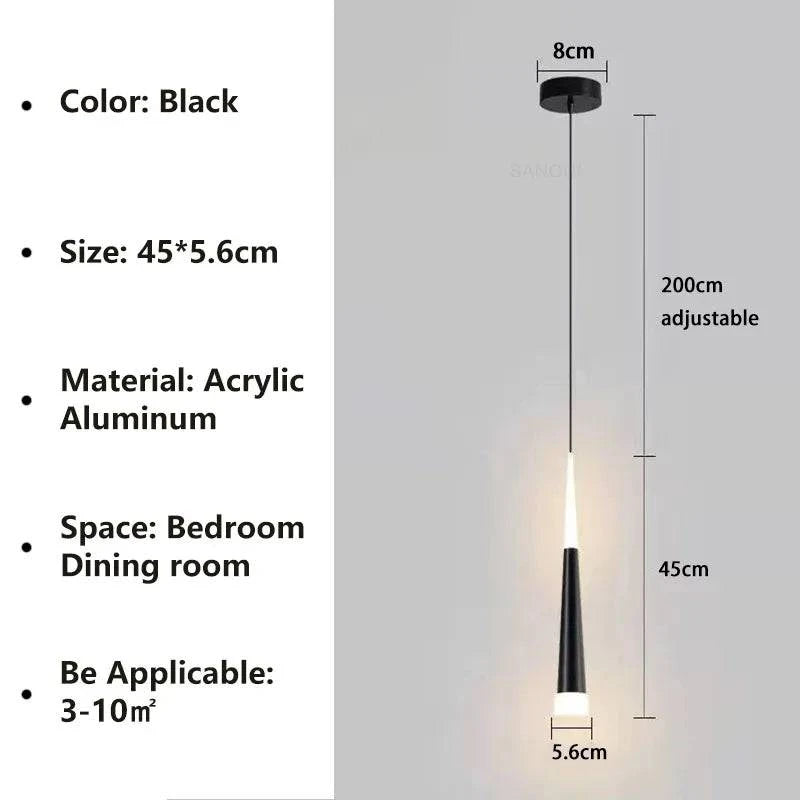 Luminaire Suspension design nordique en aluminium – Référence : Mariselle2458- - Nexa Lights