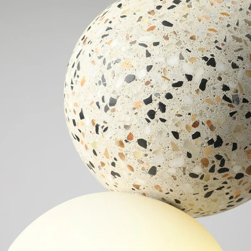 Luminaire Suspension design nordique en ciment – Référence : Marlo1538- - Nexa Lights