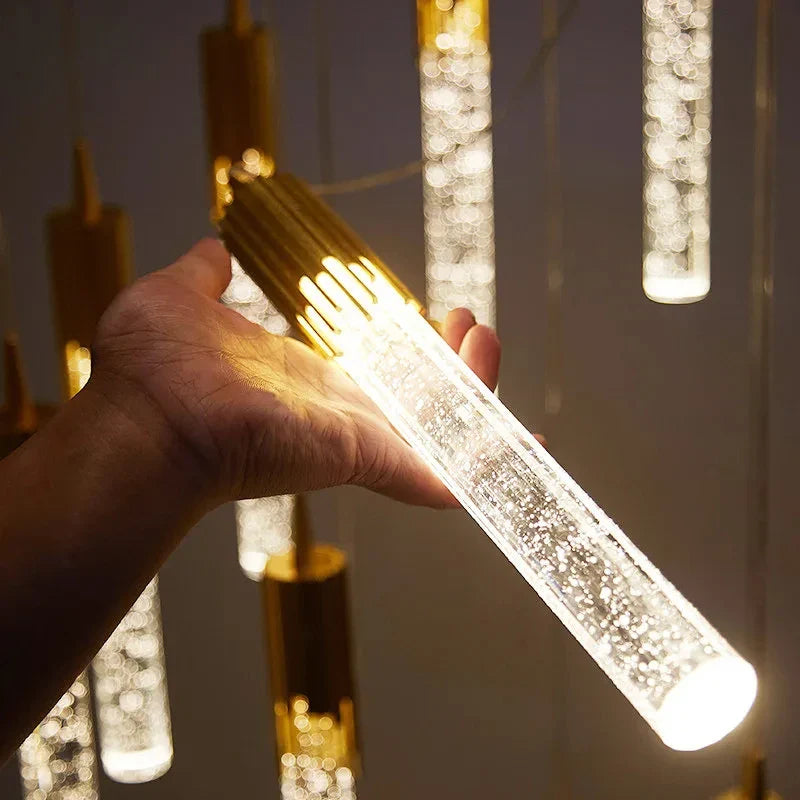 Luminaire Suspension design nordique en cristal – Référence : Marvyn6243- - Nexa Lights