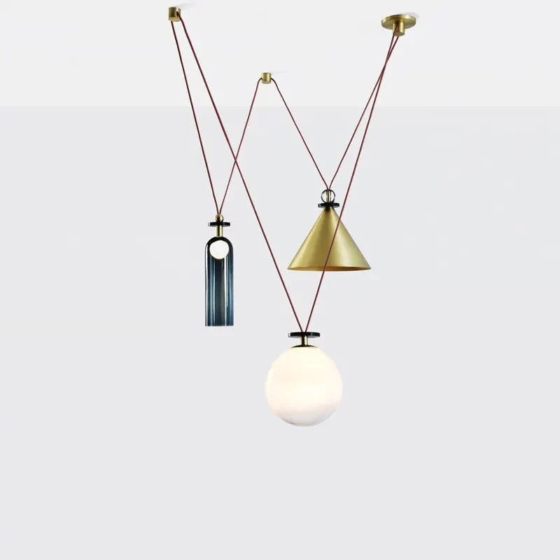 Luminaire Suspension design nordique en laiton – Référence : Alizée4823-Luminaire Suspendu - Nexa Lights