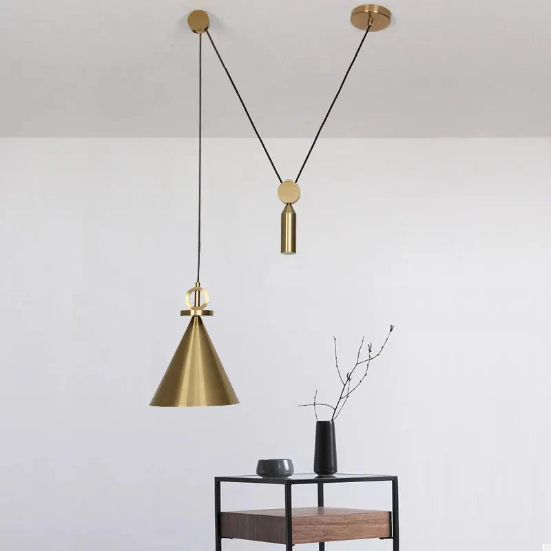 Luminaire Suspension design nordique en laiton – Référence : Alizée4823-Luminaire Suspendu - Nexa Lights