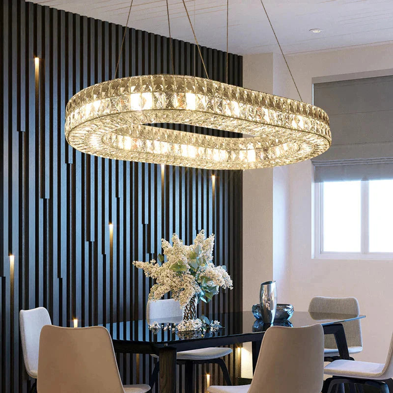 Luminaire Suspension design nordique or et blanc – Référence : Calypsa5723- - Nexa Lights