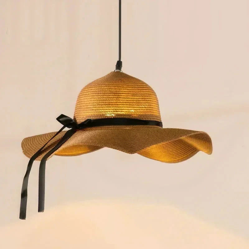 Luminaire Suspension design rétro en rotin – Référence : Mirel4327- - Nexa Lights