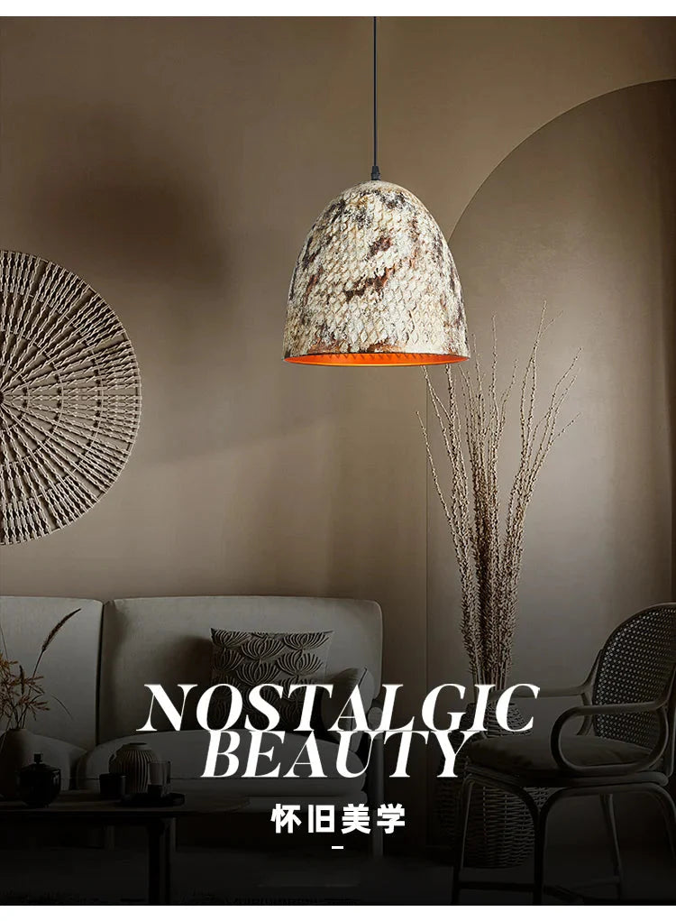 Luminaire Suspension design vintage en métal – Référence : Olwen5824- - Nexa Lights