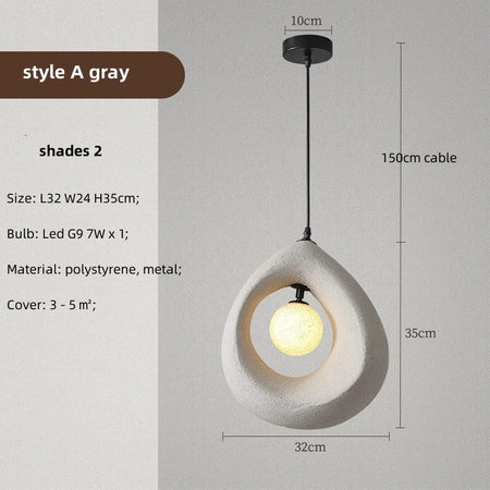 Luminaire Suspension élégance organique en métal – Référence : Selia4726-Luminaire Suspendu - Nexa Lights